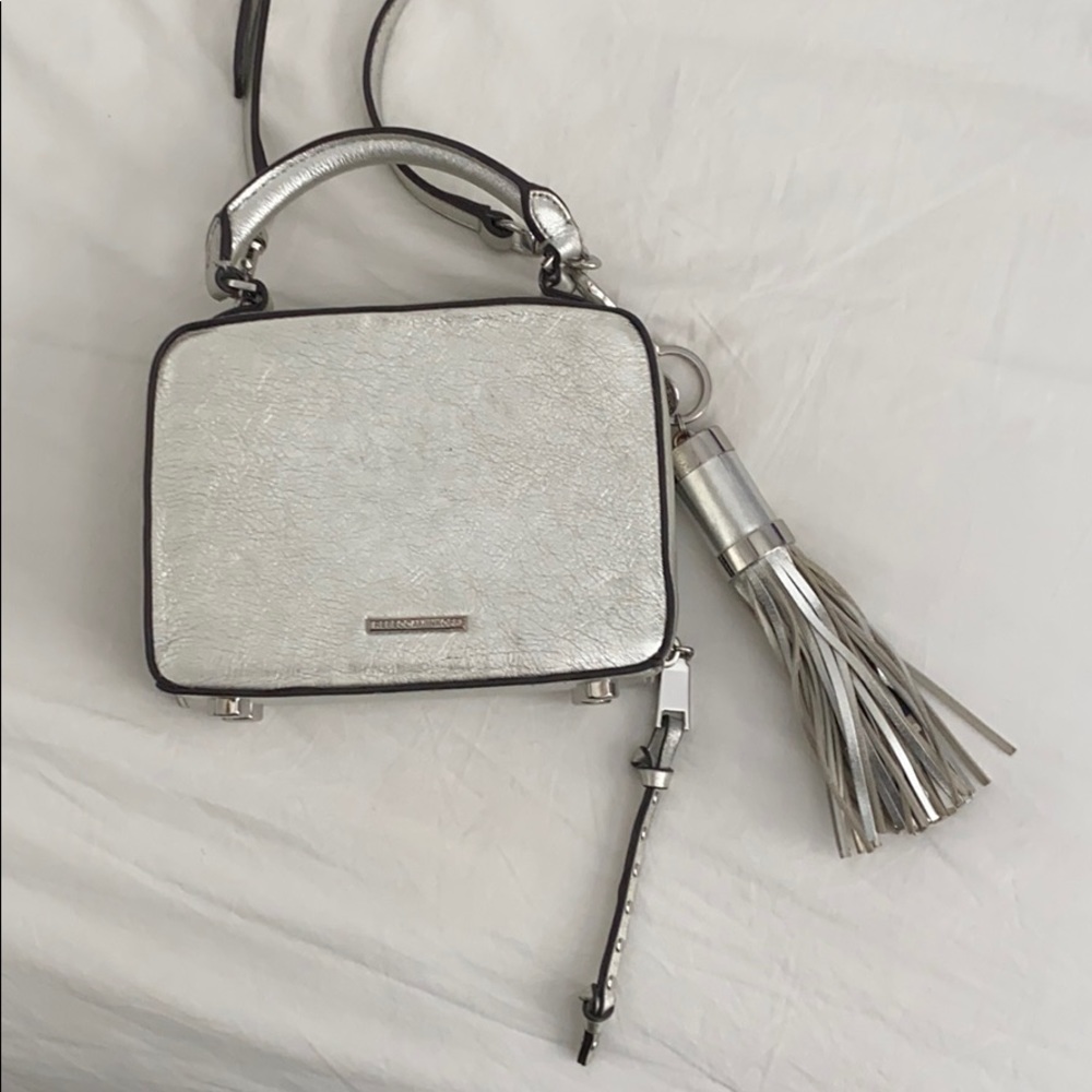 Silver Rebecca Minkoff mini bag